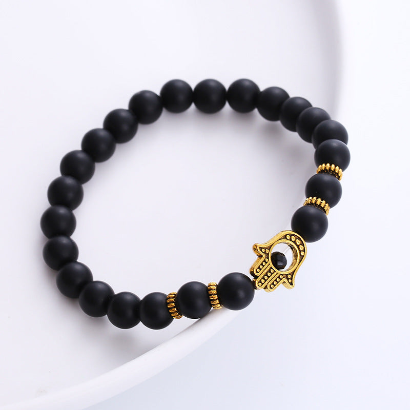 Pulsera De Cobre Con Cuentas De Ojo De Diablo al por mayor