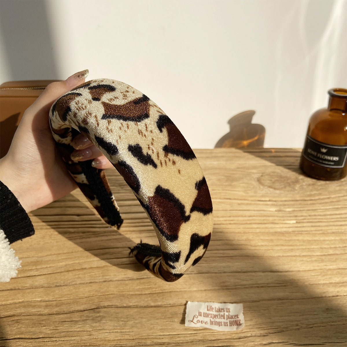 Wholesale Vintage Party Leopard Print Fabric Headband