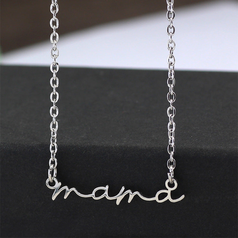 Wholesale MaMa Mother's Day Alloy Necklaces