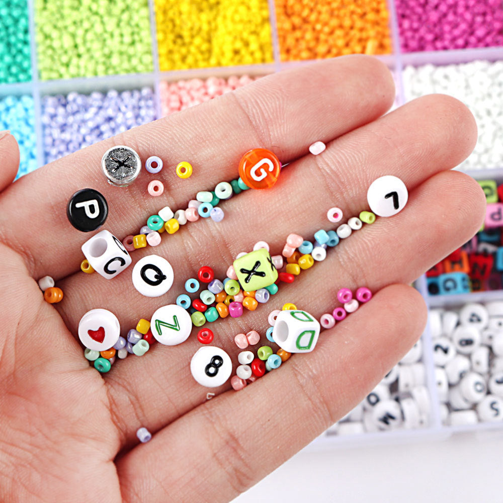 Venta al por mayor Kit de perlas de vidrio de 2 mm y 6 mm