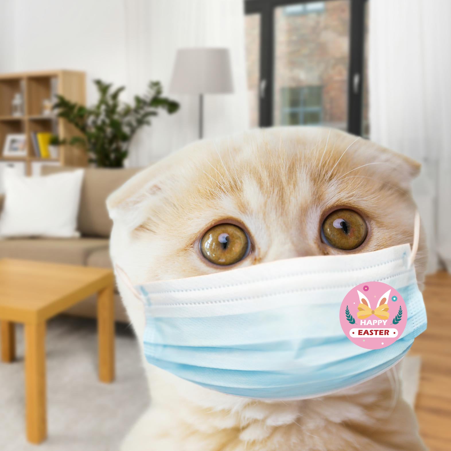 Etiqueta engomada al por mayor de la placa de cobre Etiqueta engomada del conejito del huevo de Pascua