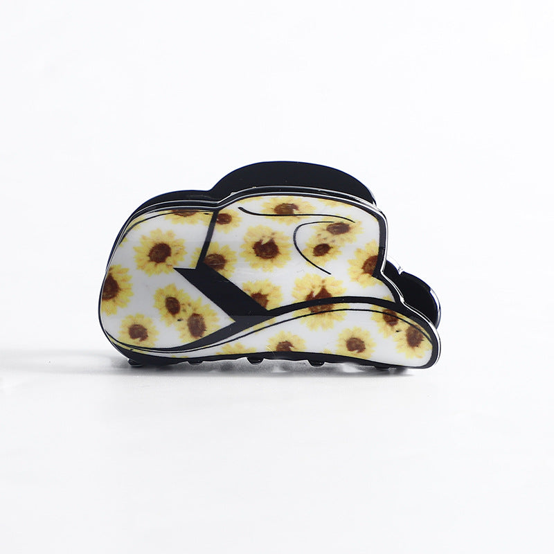 Wholesale 10PCS Acrylic Western Cowboy Hat Barrette