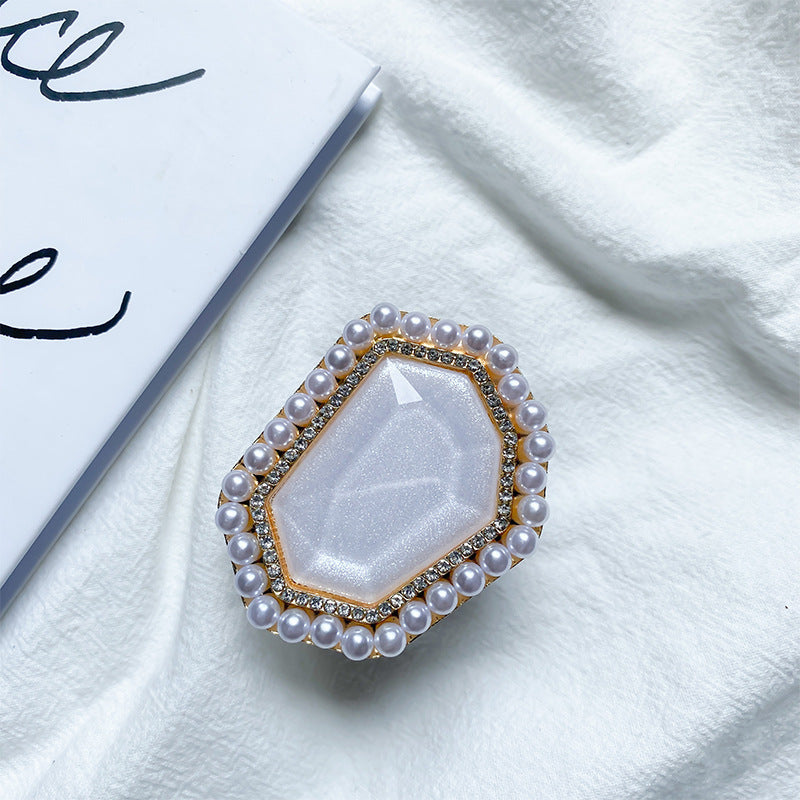 Wholesale Plastic Pearl Air Cushion Mobile Phone Holders