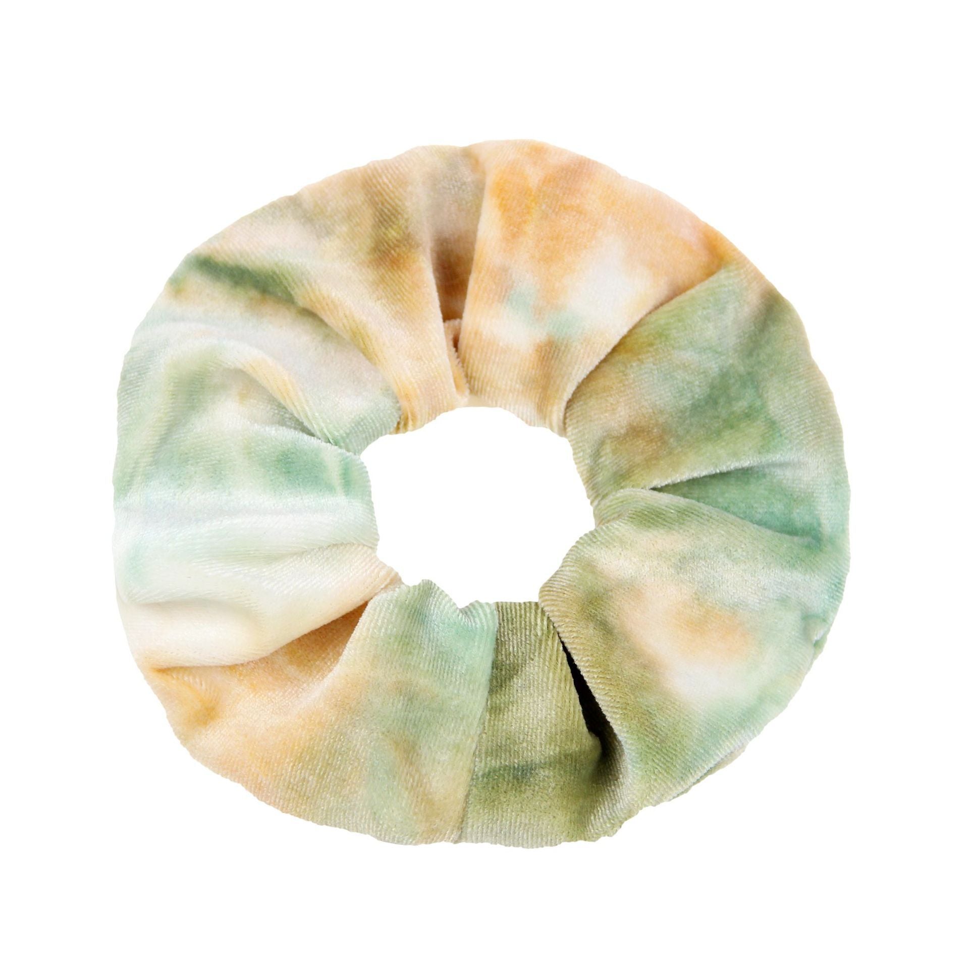 Wholesale Tie Dye Colored Velvet Hair Scrunchies