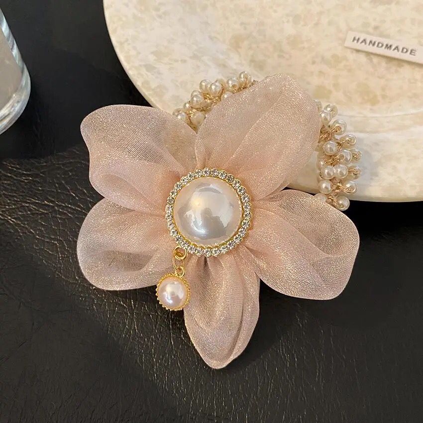 Cuerda De Pelo De Perla De Flor De Malla al por mayor