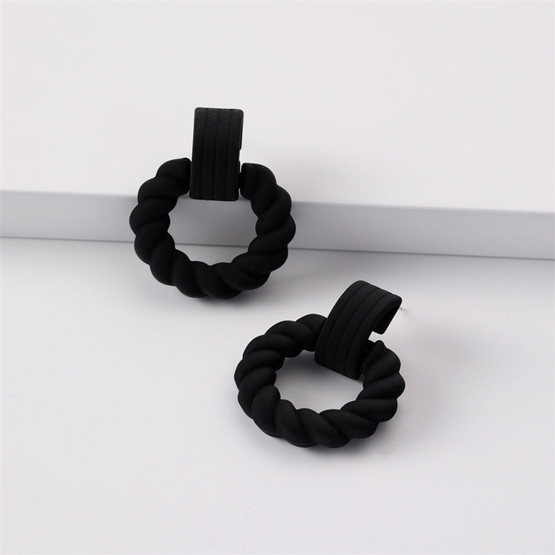 Wholesale Jewelry Spray Painted Candy Acrylic Earrings