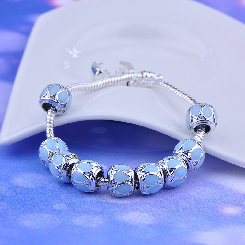 Venta al por mayor, 10 Uds., pulsera con cabeza de gato, cuentas de aleación