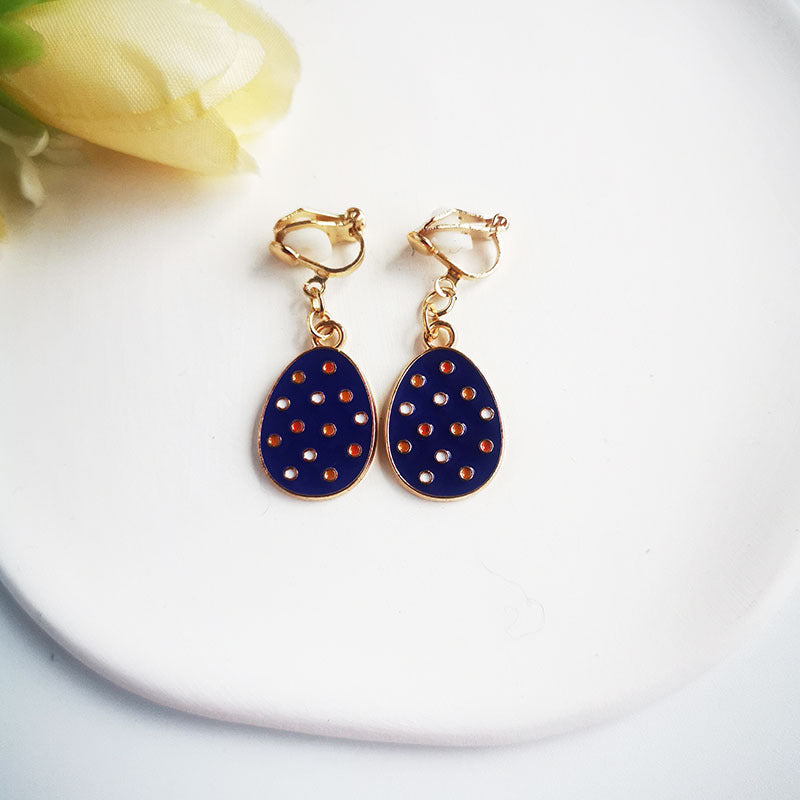 Wholesale Easter Eggs Kids Alloy Earrings