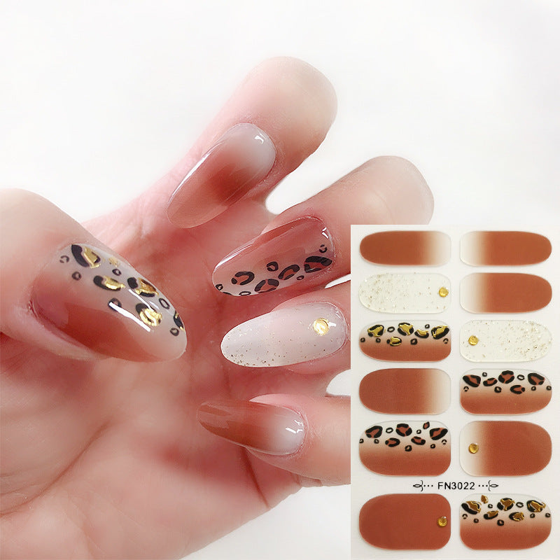 Wholesale Plastic Leopard Nail Art Stickers