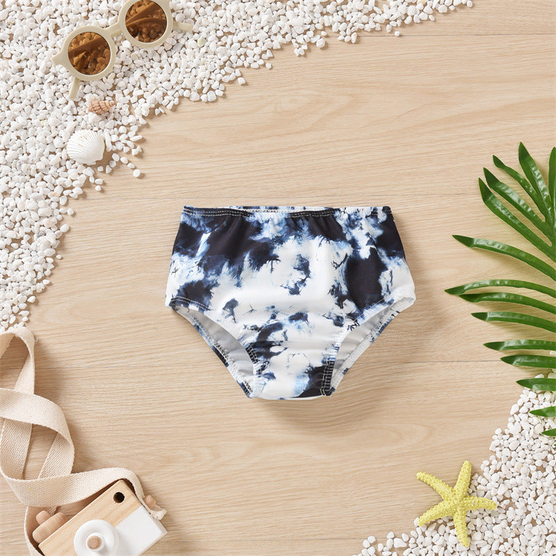 Wholesale Kids Split Polyester Swimwear