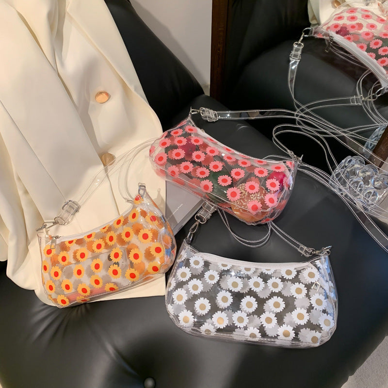 Paquete de gelatina transparente de flores de PVC al por mayor