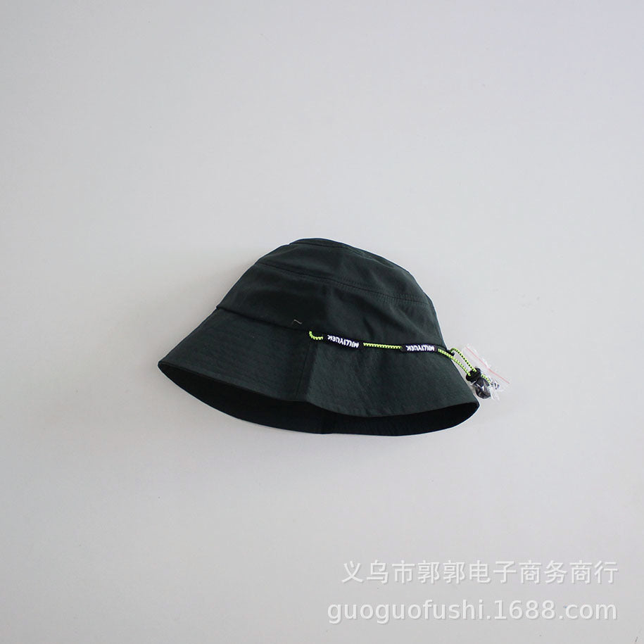 Sombrero de pescador de color puro de poliéster de algodón al por mayor