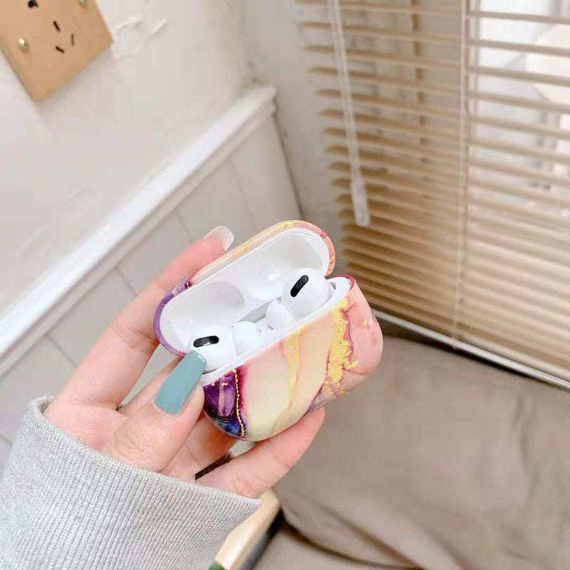 Wholesale Marble Hard PC Earphone Case
