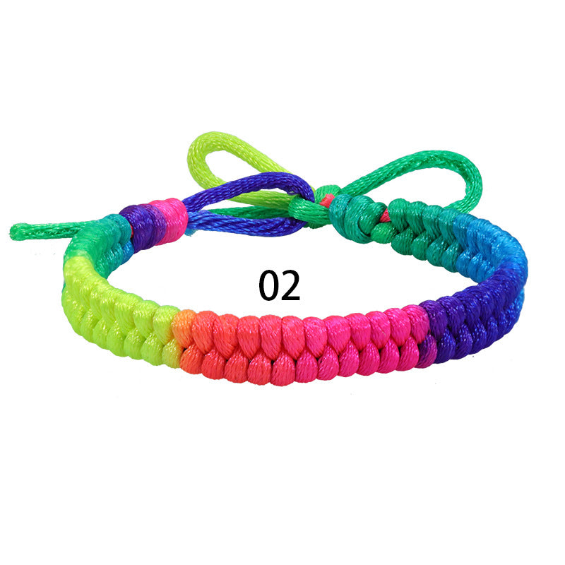 Wholesale Color Thread Hand Made Bracelet
