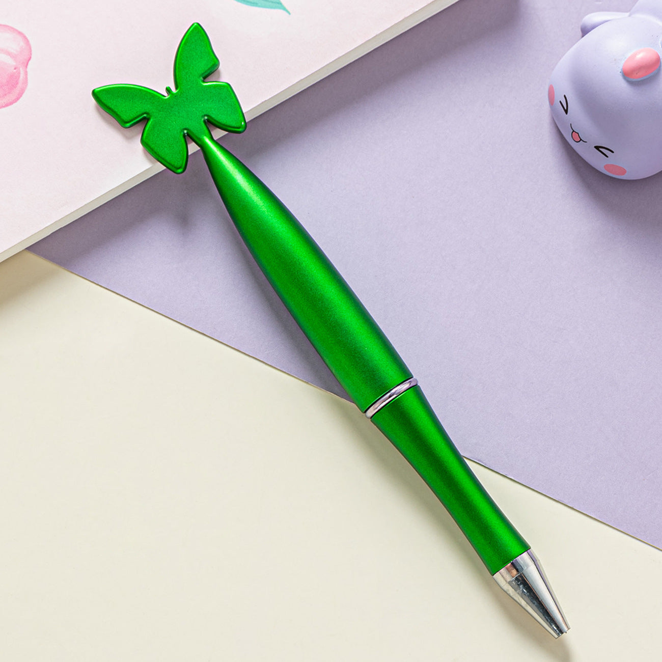 Venta al por mayor Bolígrafo De Plástico Giratorio De Mariposa