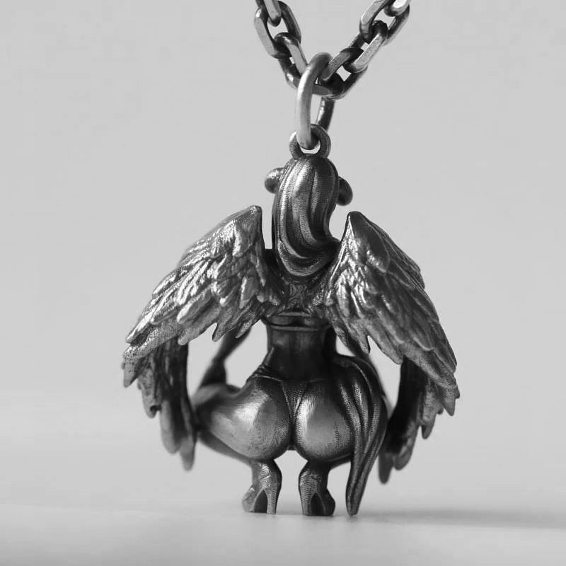 Collar Largo De Aleación De Ángel Demonio al por mayor