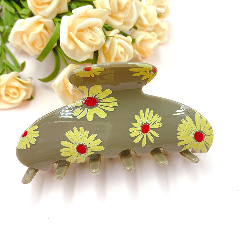 Wholesale Daisy Acrylic Hair Clips