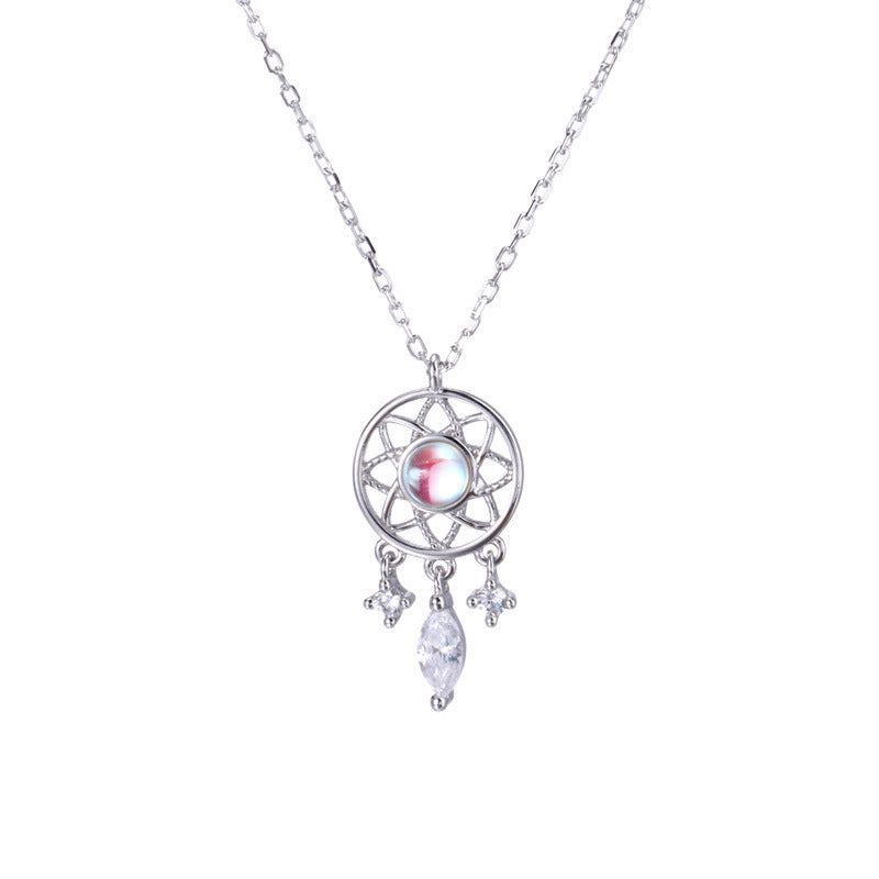 Wholesale Alloy Dream Catcher Drop Necklace