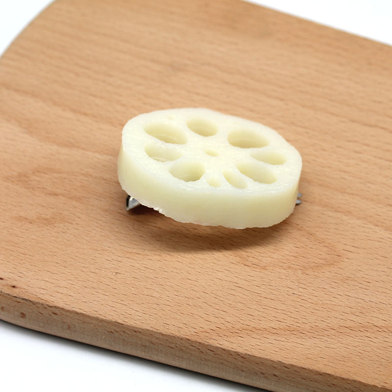 Wholesale Acrylic Funny Food Hair Clips 10PCS