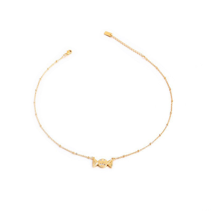 Wholesale Titanium Steel Crystal Beads Necklaces