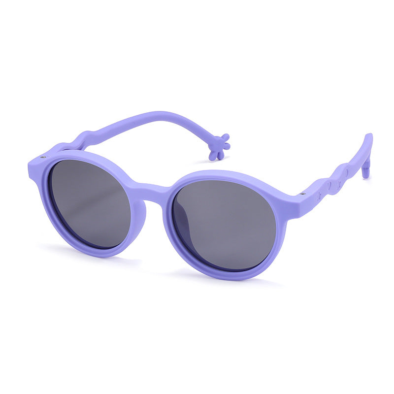 Wholesale Round Frame Sunshade Kids Sunglasses
