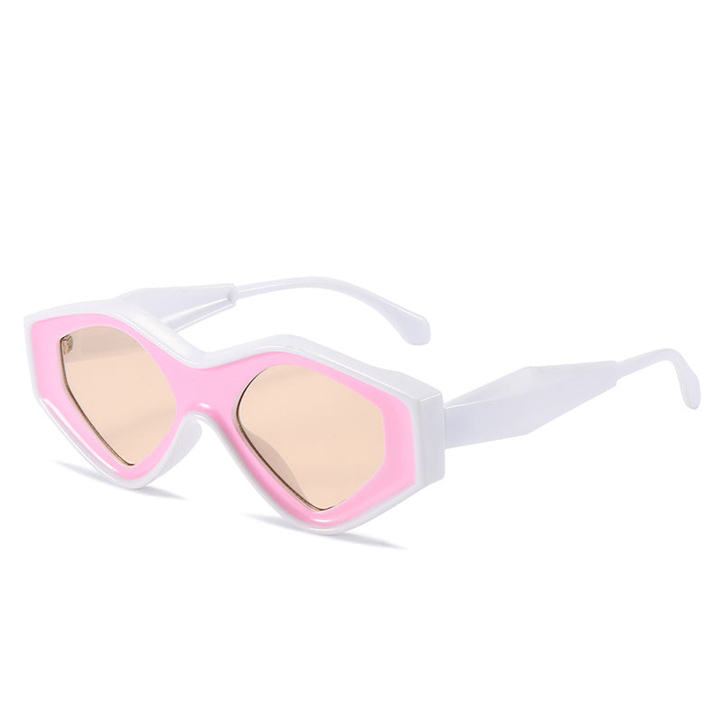 Venta al por mayor Triangle Cat Eye Butterfly Gafas de sol AC