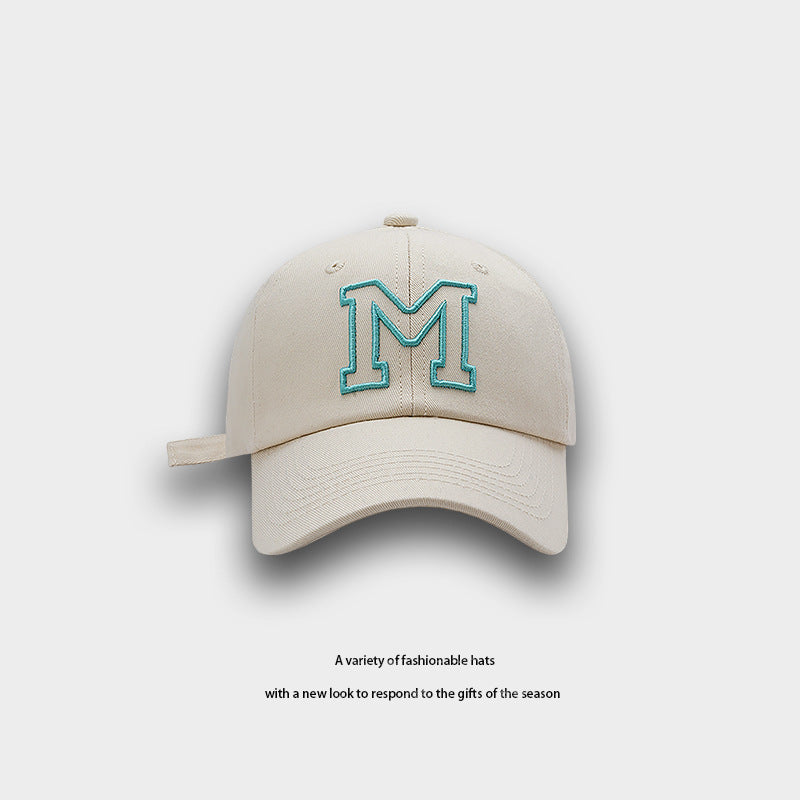 Wholesale M Letter Embroidery Cotton Hat