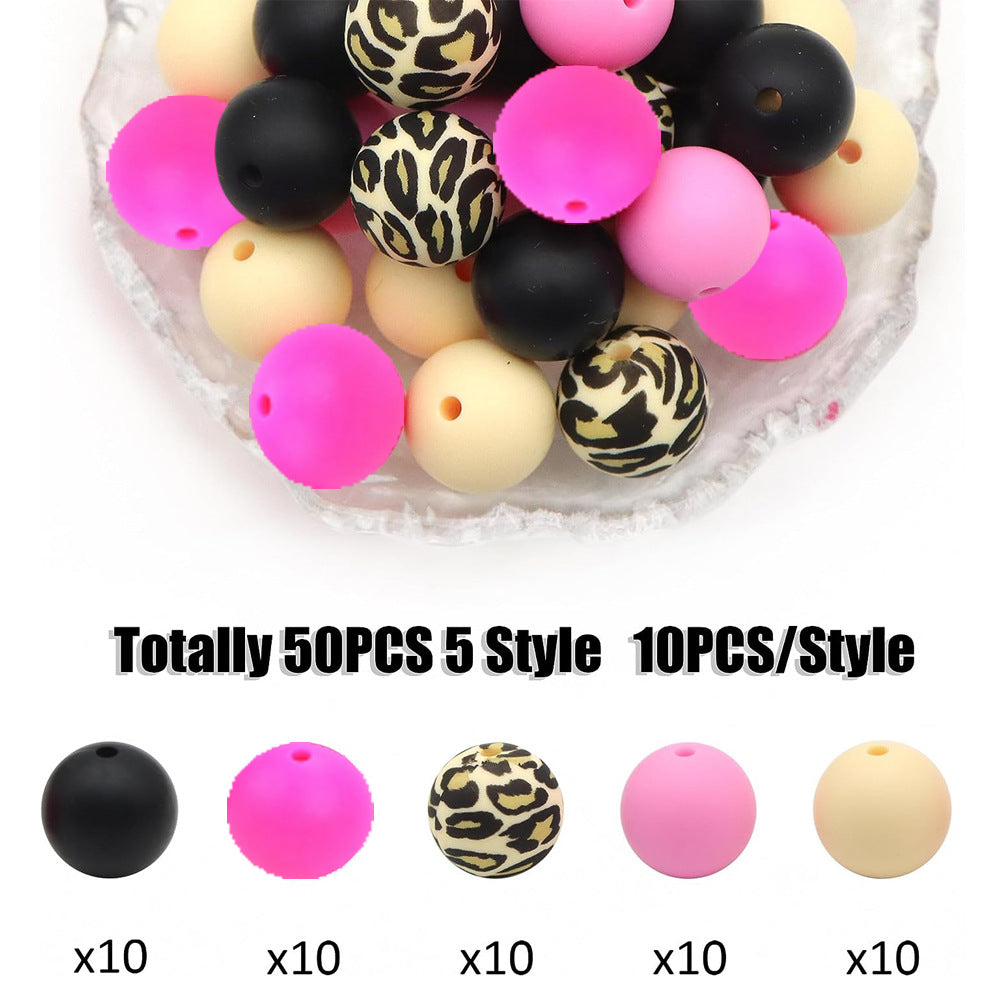Wholesale 50PCS/PACK 12mm Silicone Beads