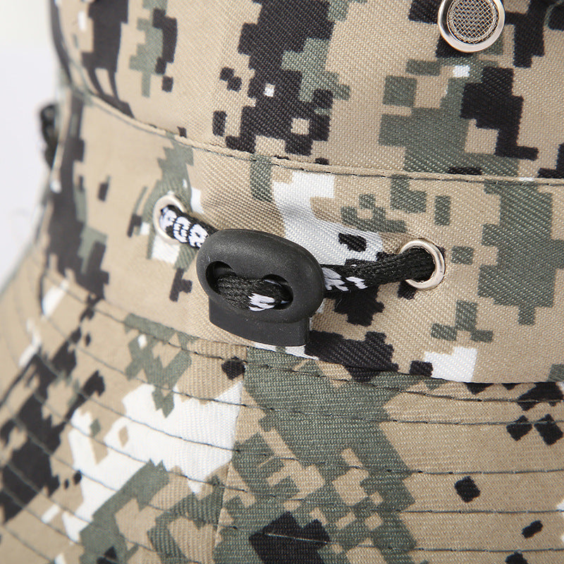 Sombrero de cubo de camuflaje de poliéster de algodón al por mayor