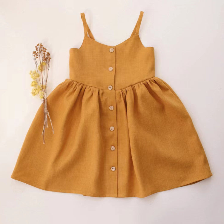 Wholesale Girls Summer Cotton Sundress Baby Clothes