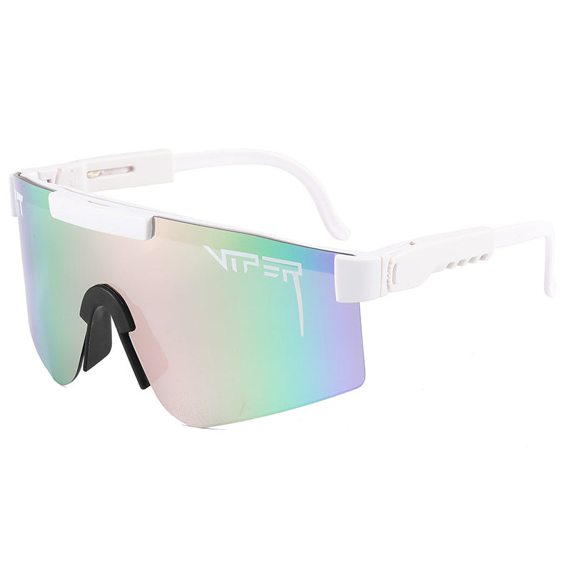 Wholesale PC Large Frame Colorful Cycling Sunglasses 12PCS