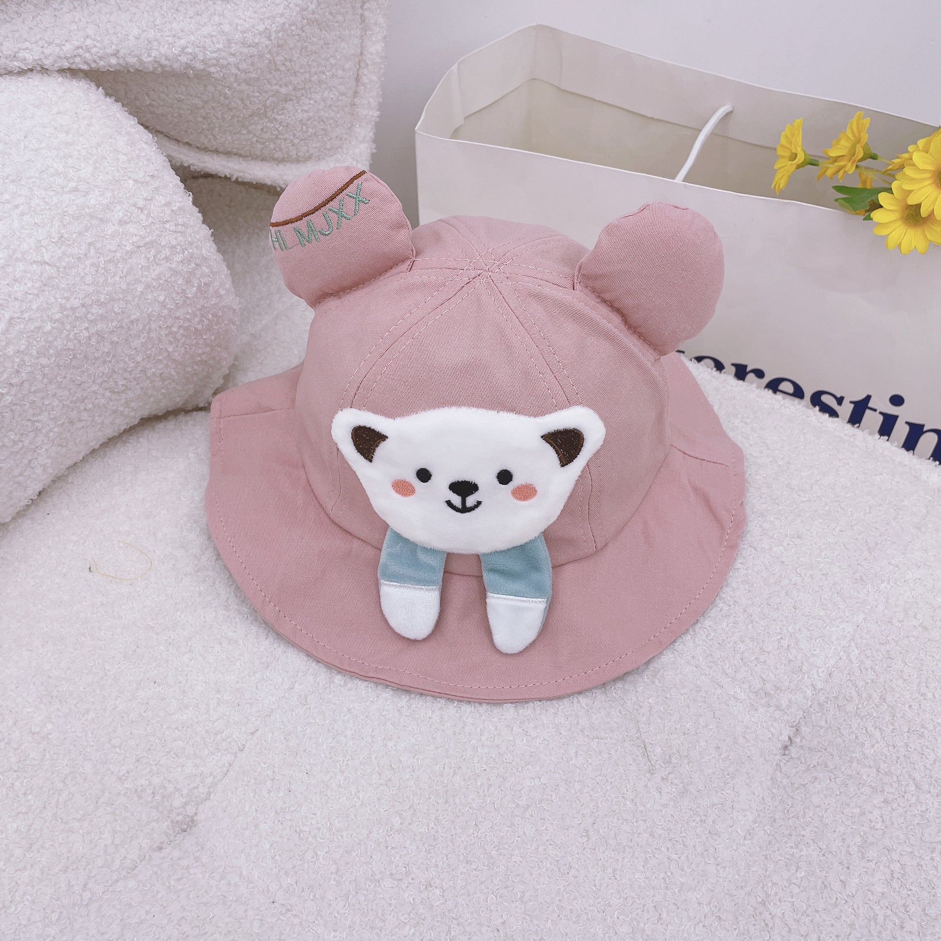 Wholesale Summer Cute Duck Wool Baby Bucket Hat