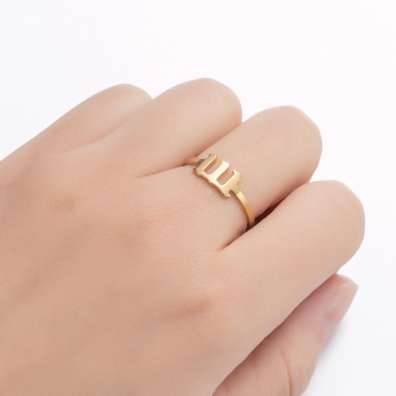 Wholesale Digital Stainless Steel Adjustable Rings