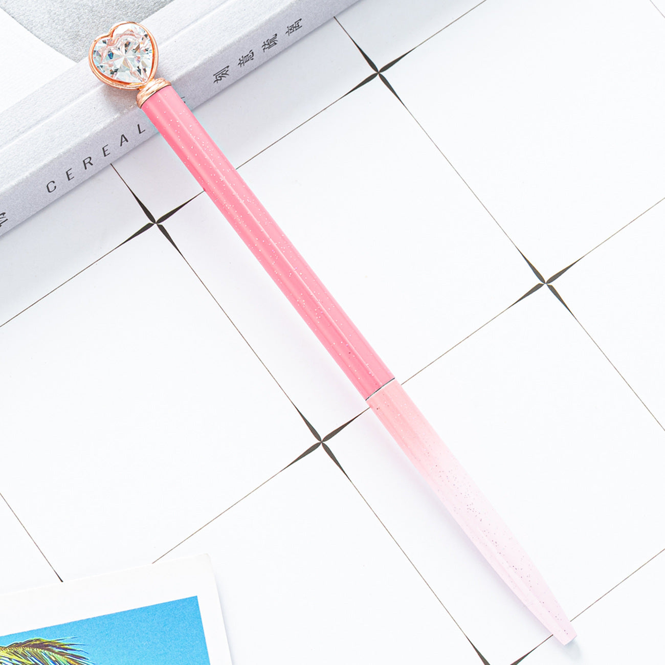 Bolígrafo De Metal Con Diamante De Corazón al por mayor