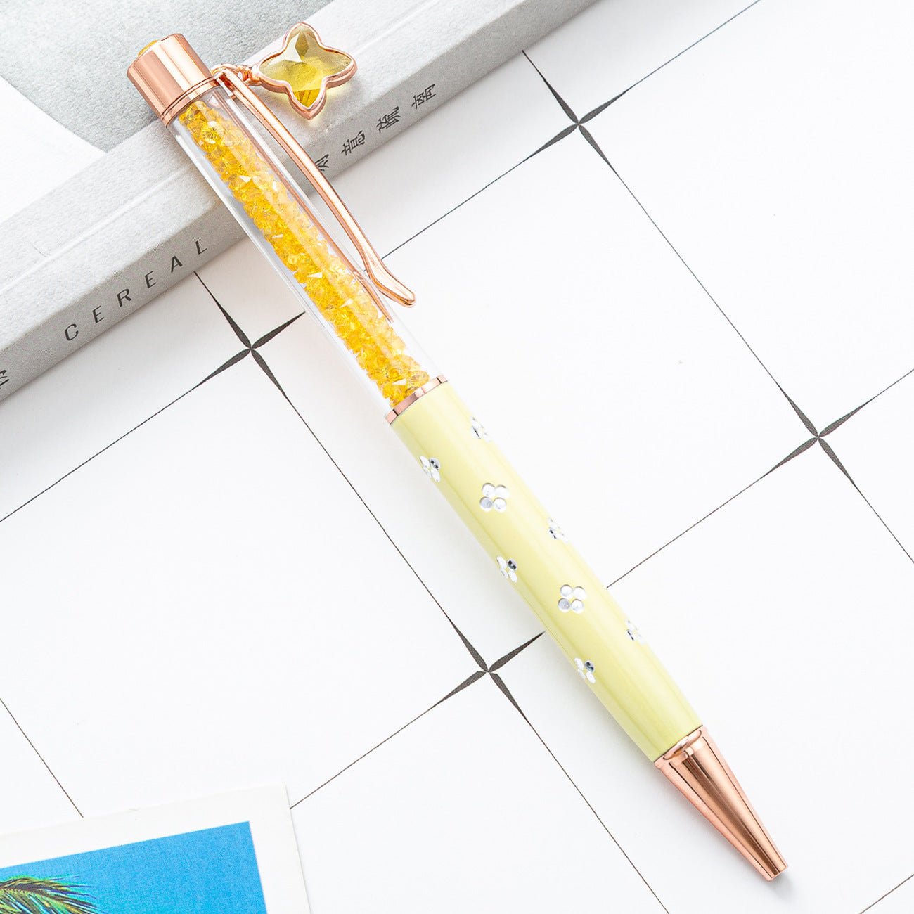 Metal al por mayor de cuatro hojas de hierba colgante de bola de bola