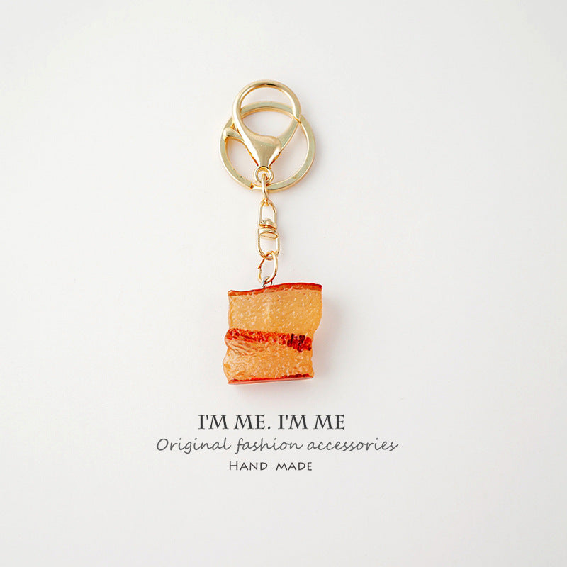 Venta al por mayor Llavero acrílico de la taza de cerveza del Bbq