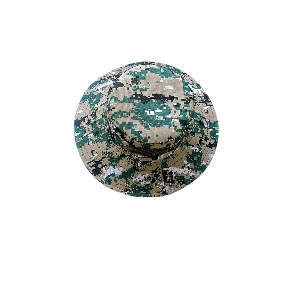 Wholesale Cotton Kids Sunshade Camouflage Bucket Hat