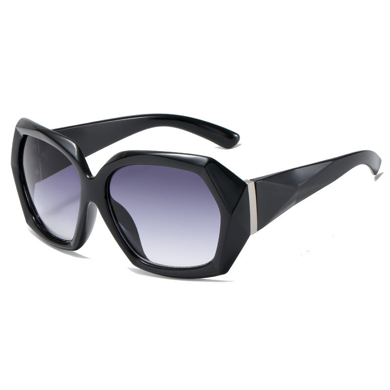 Wholesale PC Square Big Frame Irregular Sunglasses