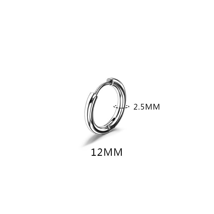 Wholesale Stainless Steel Solid Simple Earrings