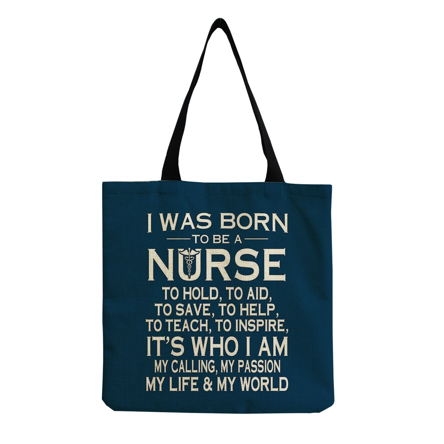 Bolsa De Asas De Poliéster Con Estampado De Letras De Enfermera al por mayor