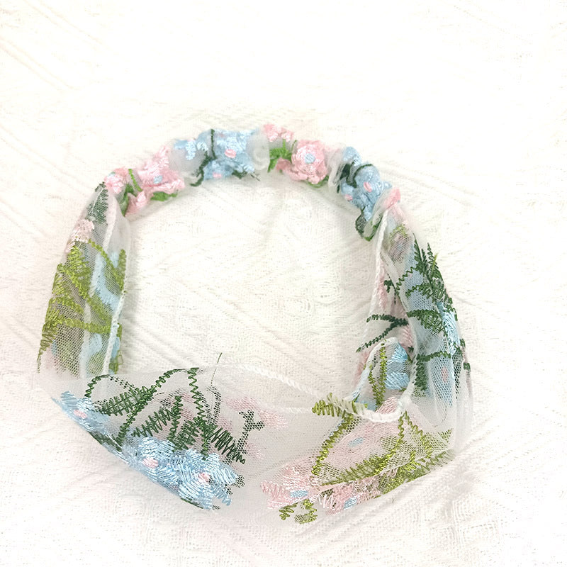 Wholesale Embroidered Bandana Fabric Headband