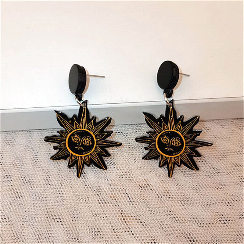 Wholesale Skull Fun Acrylic Earrings