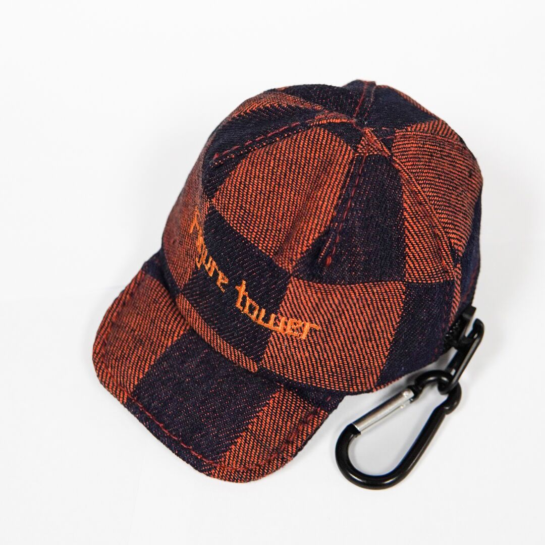 Wholesale Canvas Hat Shape Coin Purse Keychain