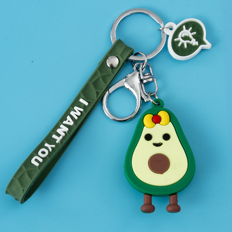 Wholesale PVC Avocado Keychain