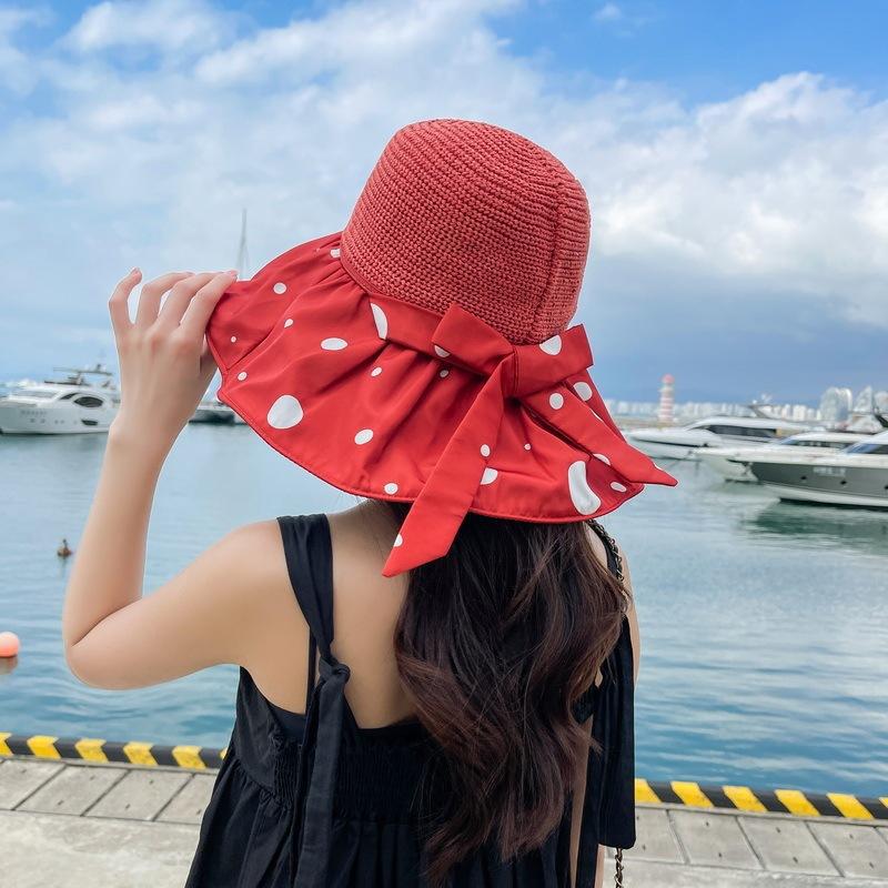 Wholesale Polyester Fiber Hollow Vinyl Big Edge Fisherman Hat