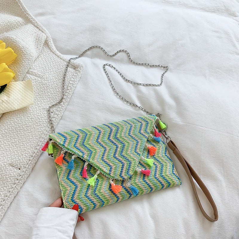 Venta al por mayor Carteras De Borla De Paja