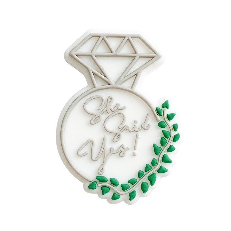 10 piezas al por mayor 22*30 mm Diamond Jarrón de diamantes cuentas de silicona