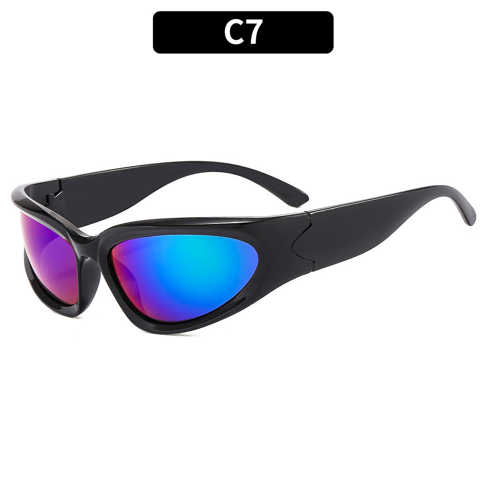Wholesale PC Cycling Punk Sports Ladies Sunglasses