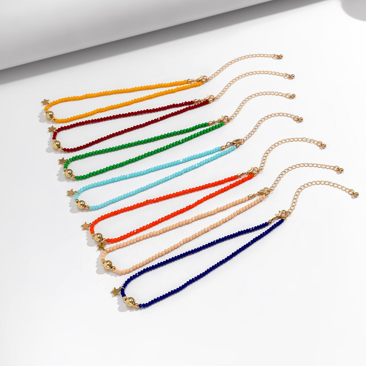 Wholesale Crystal Star Resin Necklace