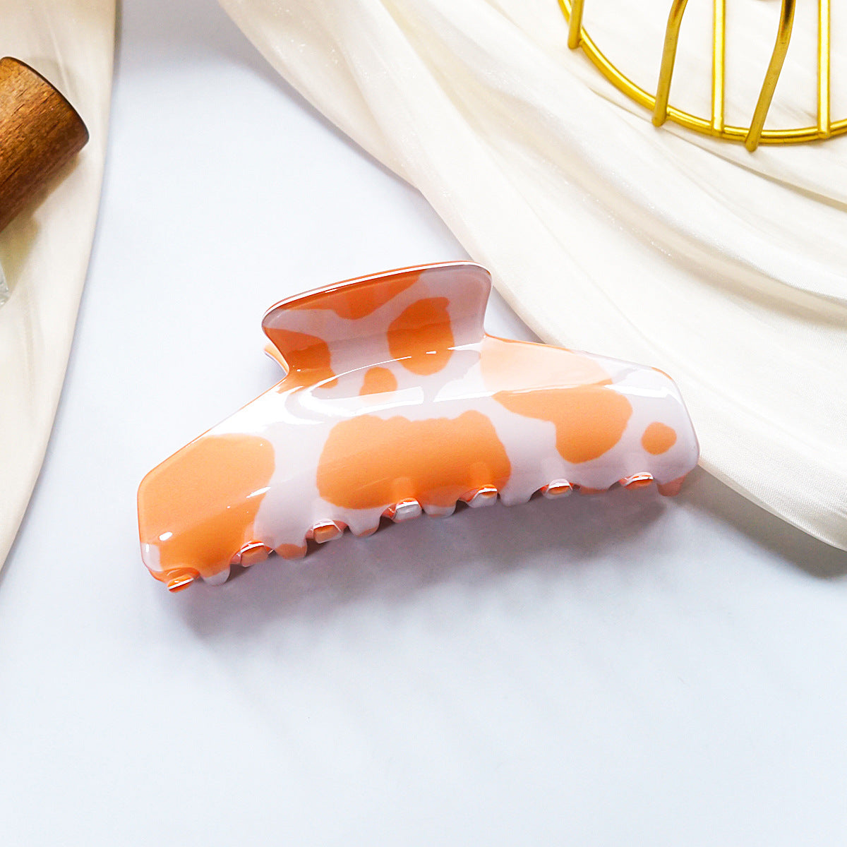 Wholesale Color Zebra PVC Hair Clips